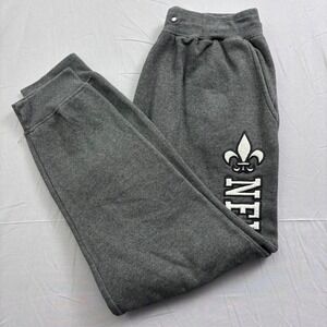 Classic New Orleans French Quarter Sweatpants Gray Fleur De Lis Joggers Mens M